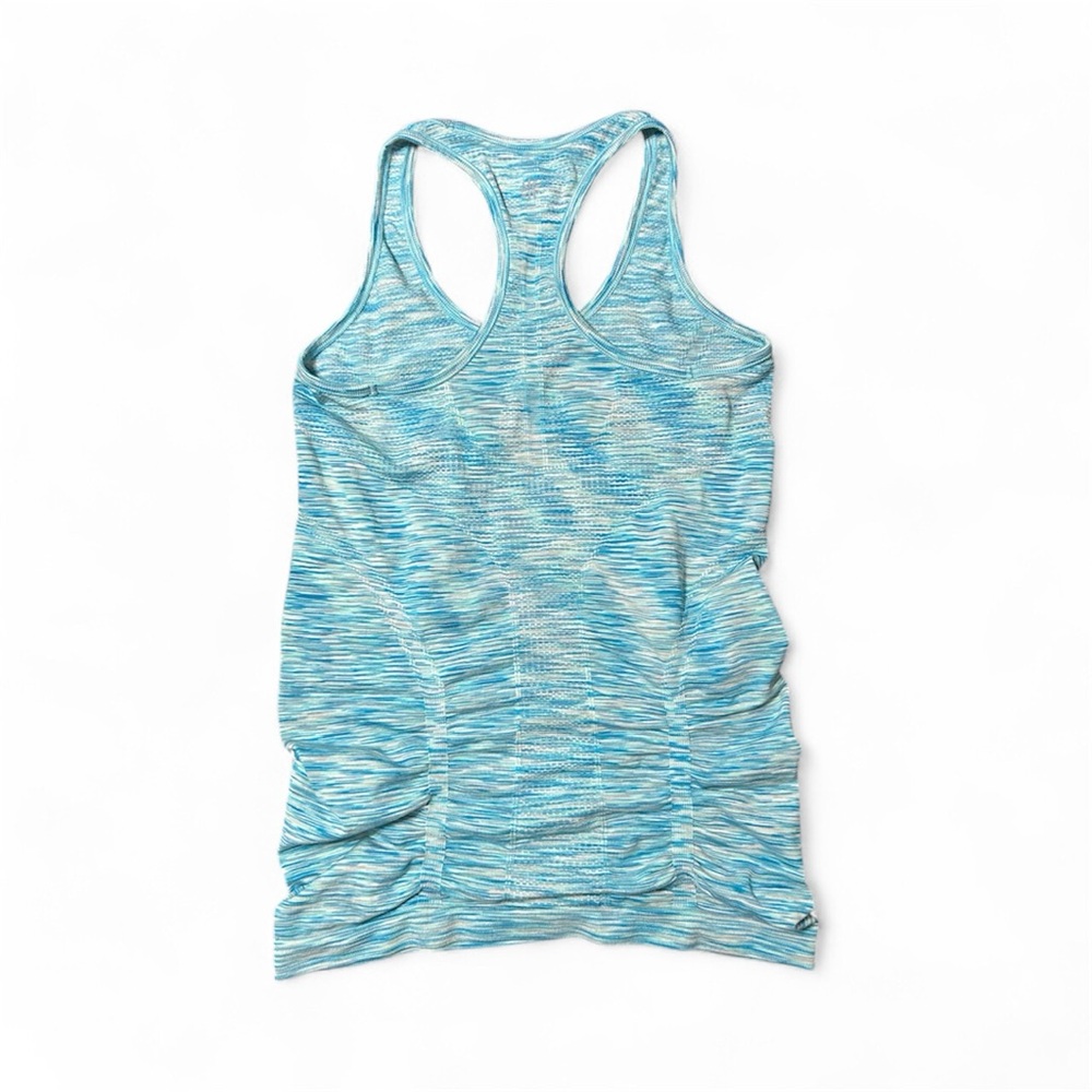 Athleta Blue Heathered Racerback Tank